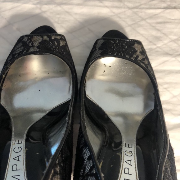 Rampage open toe lace heels - Picture 7 of 8